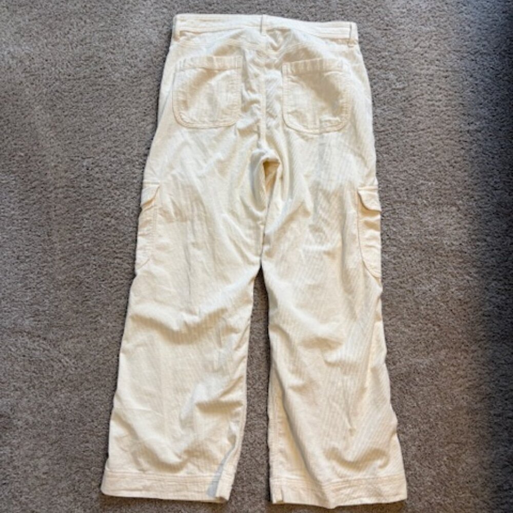 American Eagle Dreamy Drape Corduroy Super High Waisted Baggy Wide Leg Pants 12 - Picture 5 of 8